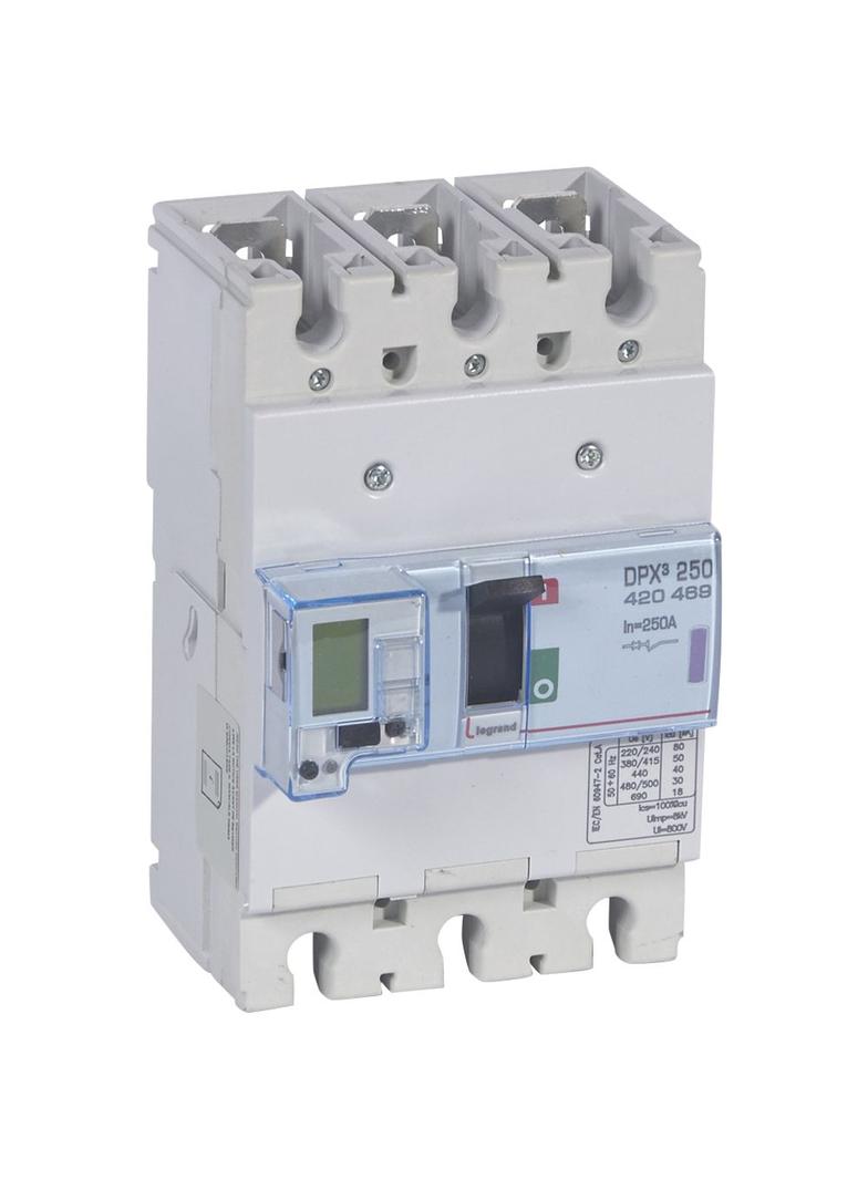 Wyłącznik DPX3 250 El+P 3P 250A 50Ka 420469 LEGRAND