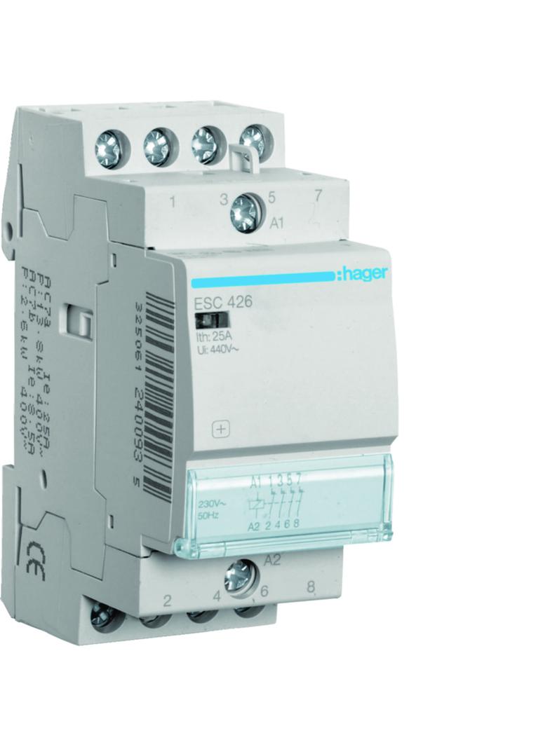 Stycznik modułowy 230V AC 4R 25A AC-7A B ESC426 HAGER