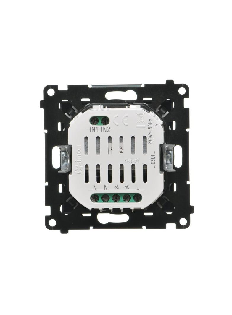 Simon 55 Ściemniacz do LED ściemnialnych klawiszowy Czarny mat