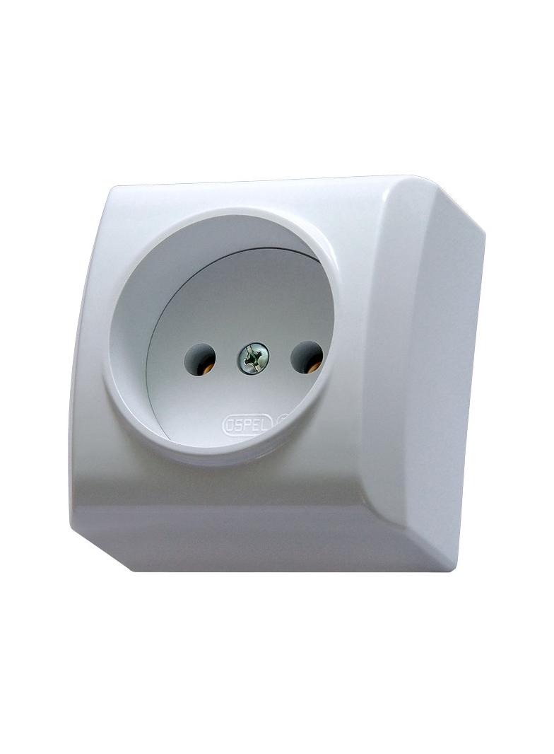 BIS Gniazdo pojedyncze - kolor biały