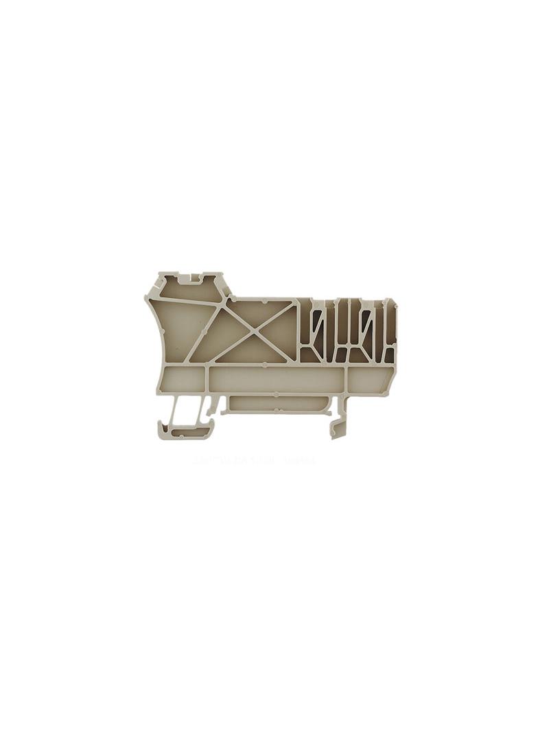 ZAP/TW ZIA1.5/3L Płyta separacyjna (terminal), Płyta zamykająca i pośrednia, 68 mm x 45.8 mm, Ciemnobeżowy /50szt./ 1649540000 WEIDMÜLLER