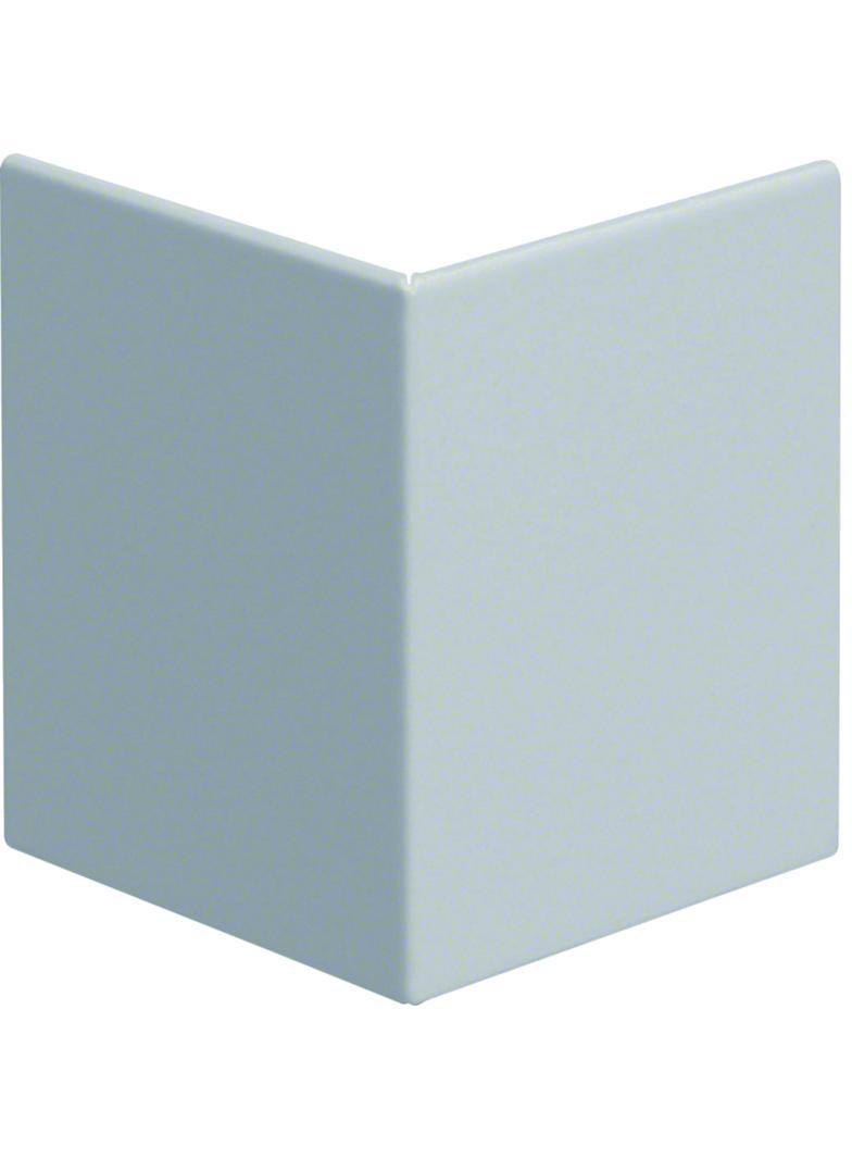 tehalit.BRS Pokrywa kąta zewnętrz. do kanałów z pokrywą 80mm stal jasnoszara BRS0802A7035 HAGER