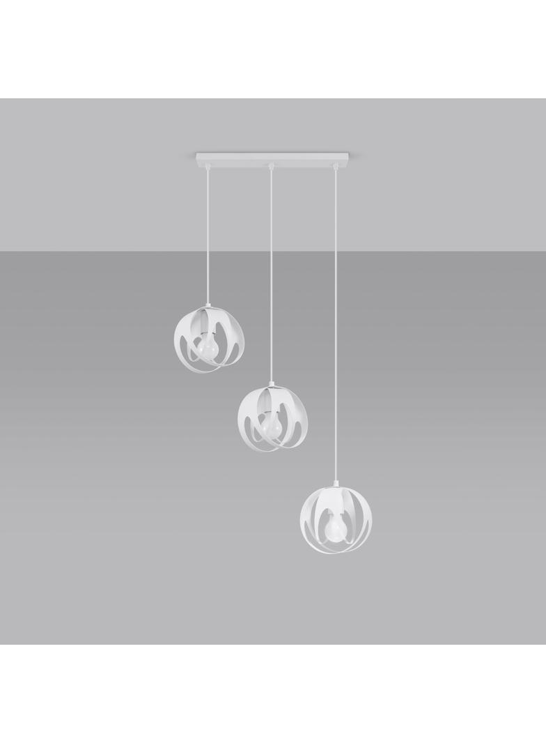 Lampa wisząca TULOS 3L biała