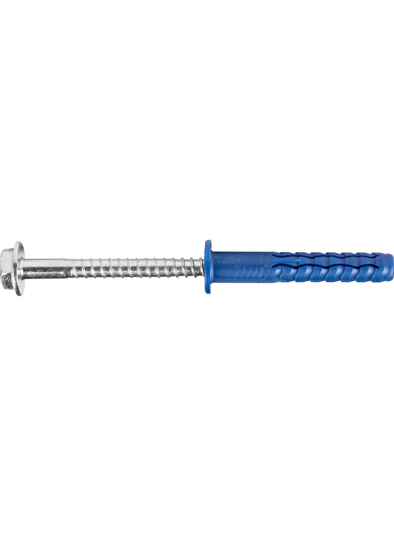 Kołek FFS ramowy poliamidowy z krótką strefą rozporu z kołnierzem 10x50mm i wkrętem z łbem heksagona R-FFS-N-10K050 RAWLPLUG