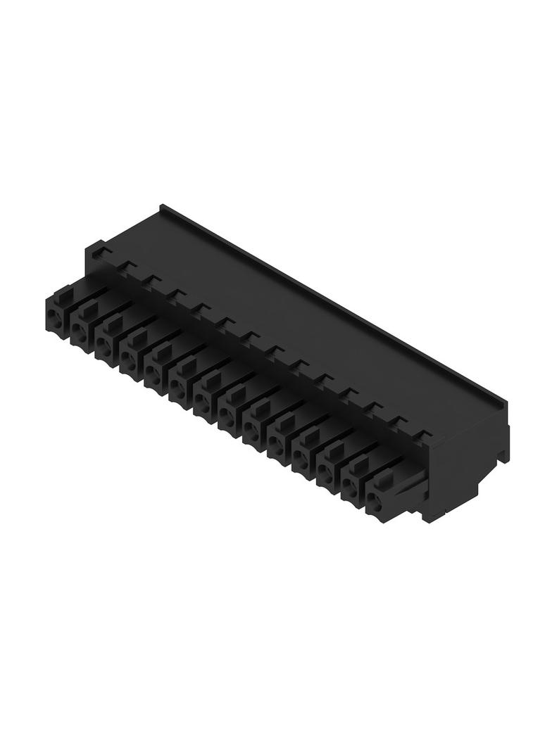 BCZ 3.81/14/270 SN BK BX Wtyk PCB (złącze wiązki), 3.81 mm, Liczba biegunów: 14, Przyłącze z jarzmem /50szt./ 1940440000 WEIDMÜLLER