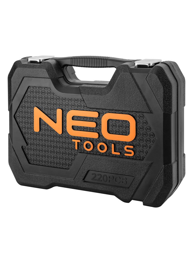 Zestaw kluczy 220 elementów 1/2", 3/8", 1/4"