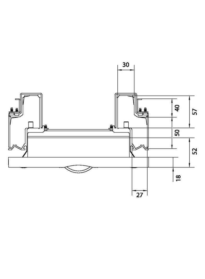 univers N Blok dla aparatów modułowych montowanych poziomo 2x10M 300x250mm UD21B3 HAGER