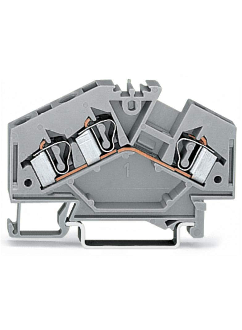 złączka 3-przewodowa 4 mm2 szara