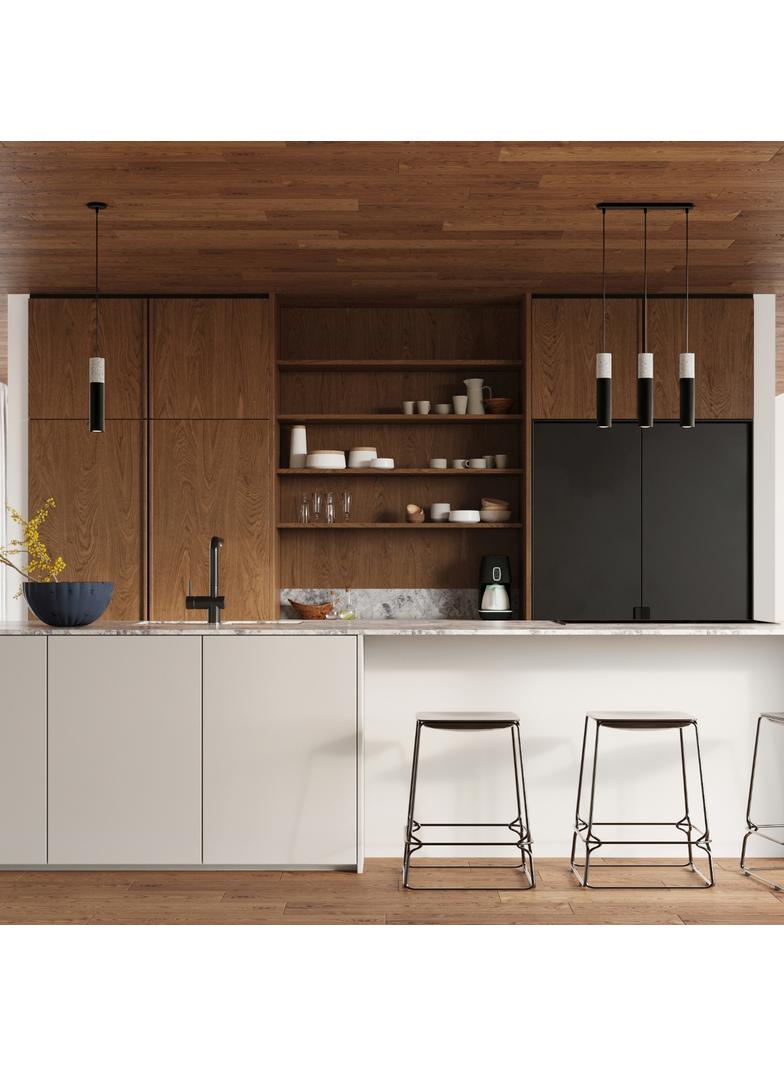 Lampa wisząca BORGIO 3P czarny