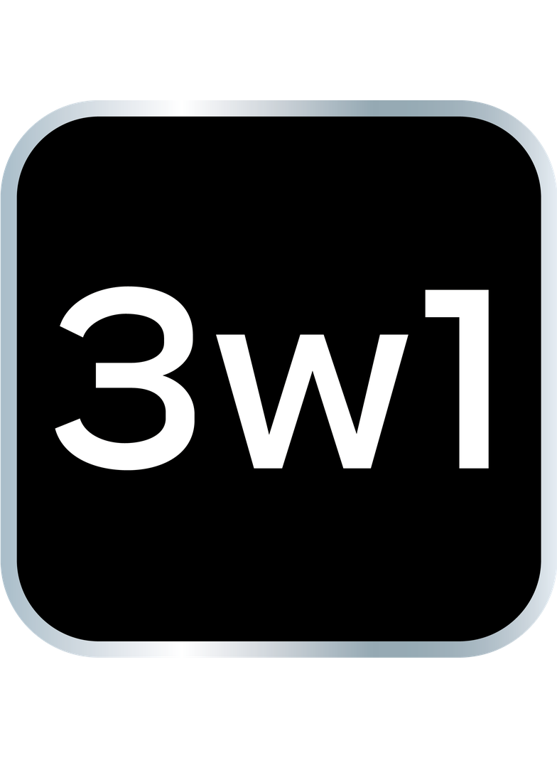 Kabel 3w1, 1,2m