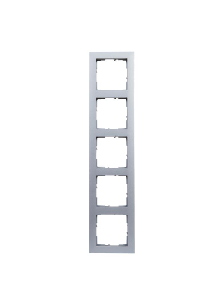 Suno Ramka Pięciokrotna 5-Krotna Aluminium 721515 LEGRAND