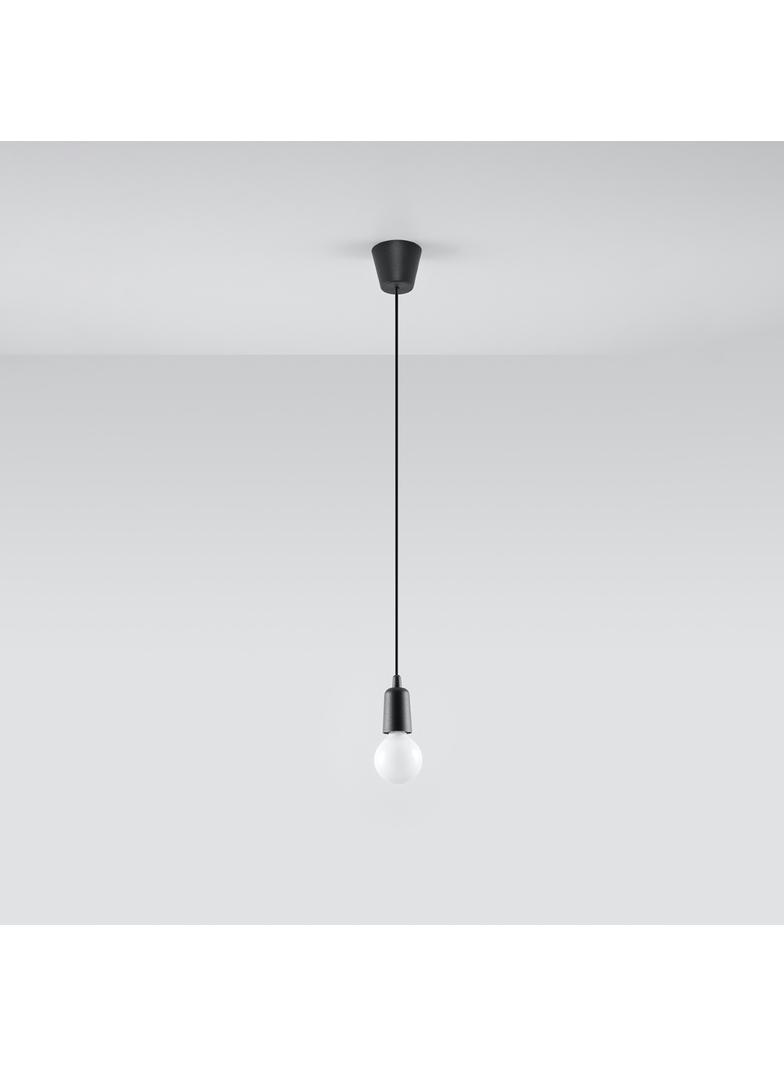 Sollux Lampa wisząca DIEGO 1 czarna SL.0572
