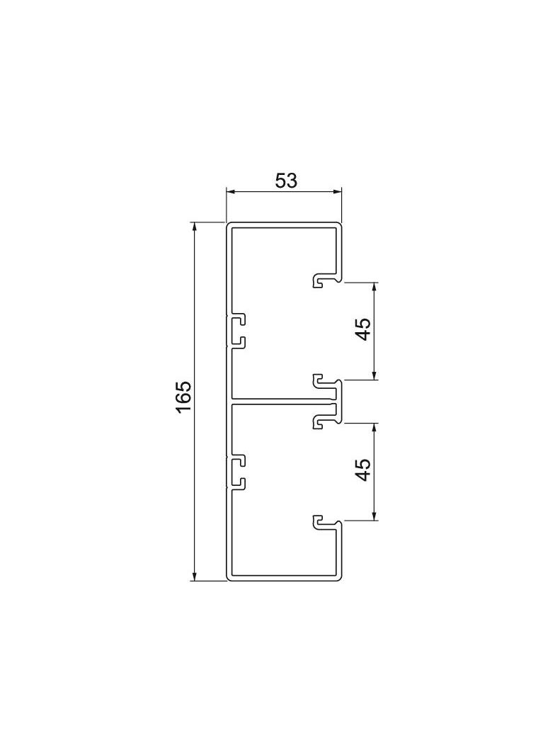 GK-53165RW, Kanał podparapetowy
