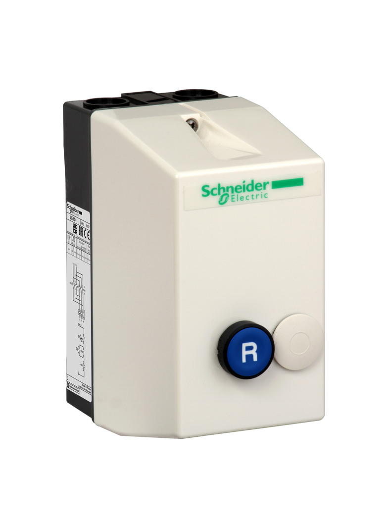 Rozrusznik silnikowy w obudowie TeSys LE 9A cewka 230VAC reset