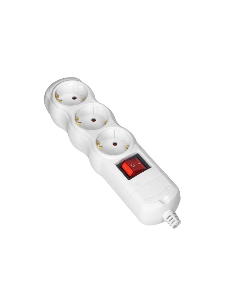 Rozgałęźnik wielogniazdowy 3x2P+Z z wyłącznikiem Schuko biały OR-AE-13263(GS)/W ORNO