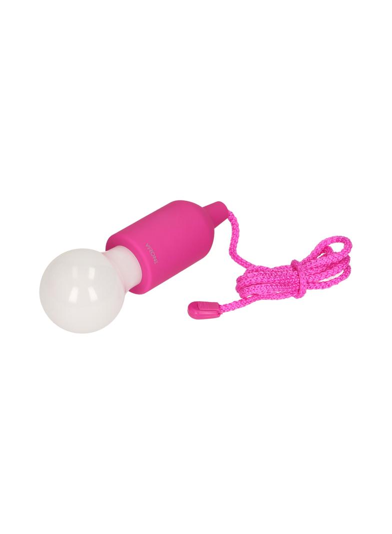 Bateryjna lampka nocna na sznurku 1W LED, 3 x AAA, różowa LA-5/P ORNO