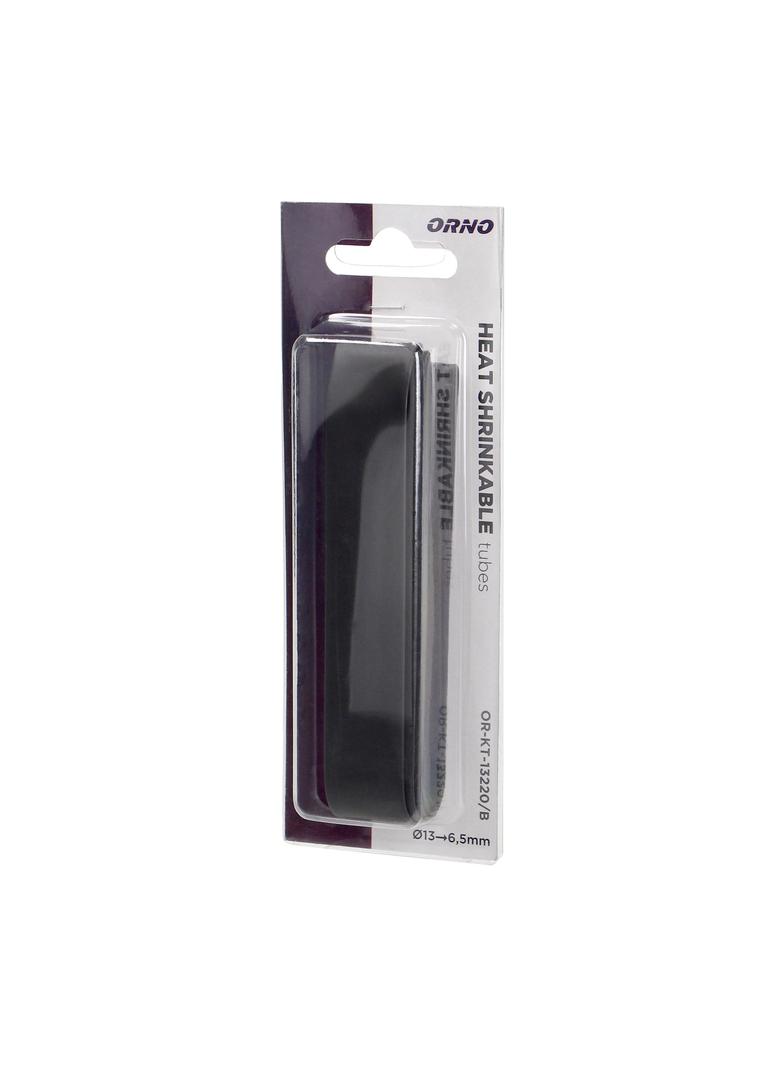 Koszulka termokurczliwa O13->6,5 mm, uniepalniona, 1m, blister, czarna OR-KT-13220/B ORNO