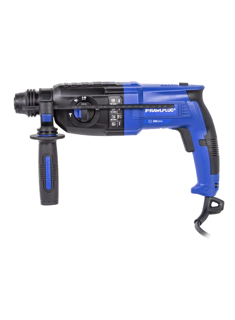 Młotowiertarka SDS plus RawlHAMMER 850 W 26mm 2,5J – walizka plastikowa 1szt. R-PRH-26850 RAWLPLUG