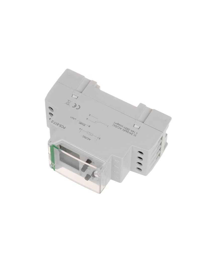 PRZEKAŹNIK CZASOWY CYFROWY, OŚIEMNASTOFUNKCYJNY, Z WEJŚCIAMI: START, STYKI: 1P, I=10A, U=24-264V, 2