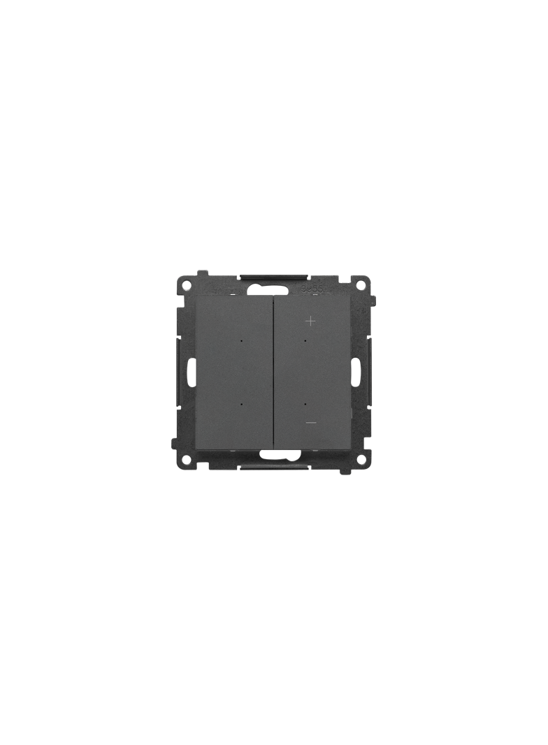 Simon 55 DIMMER RGB – Ściemniacz do pasków RGBW sterowany smartfonem Grafitowy mat TESRGB1W.01/116 KONTAKT
