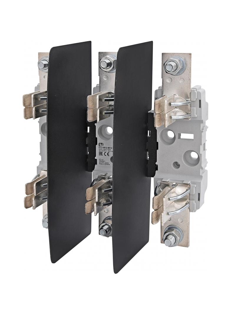 PT 3 M12-M12 3p - Podstawa bezpiecznikowa