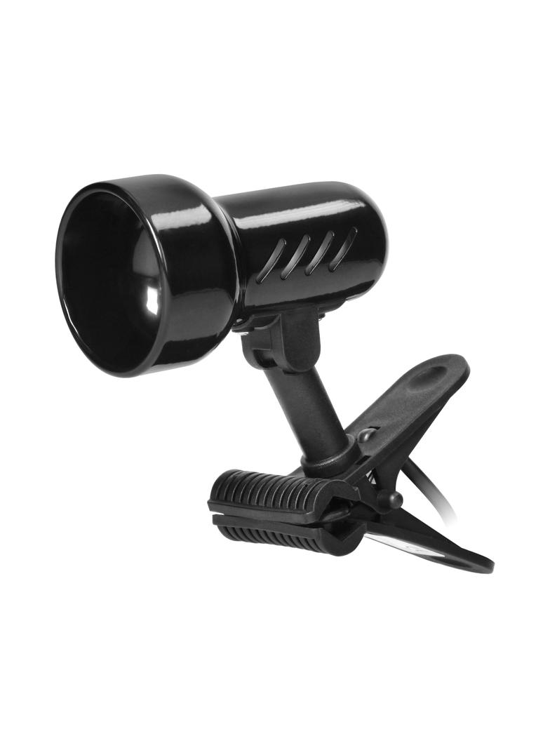 Kelly lampa biurkowa z klipsem 40W E14 stal + tworzywo czarna DL-9/B ORNO