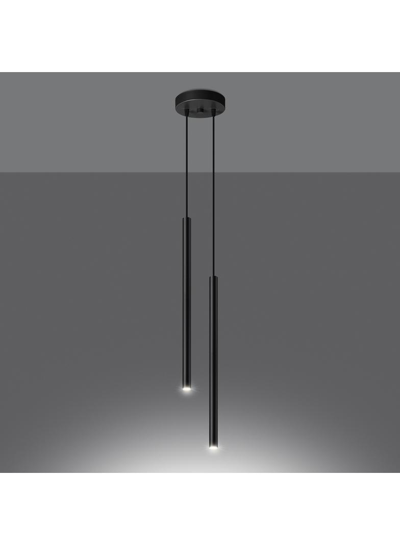 Sollux Lampa wisząca PASTELO 2 czarna SL.1304