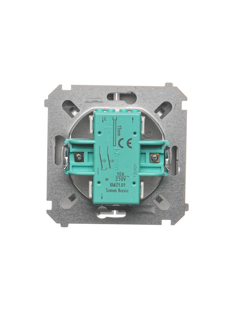 Simon Basic Przycisk roletowy 10A 250V zaciski śrubowe stal inox BMZ1.01/21 KONTAKT