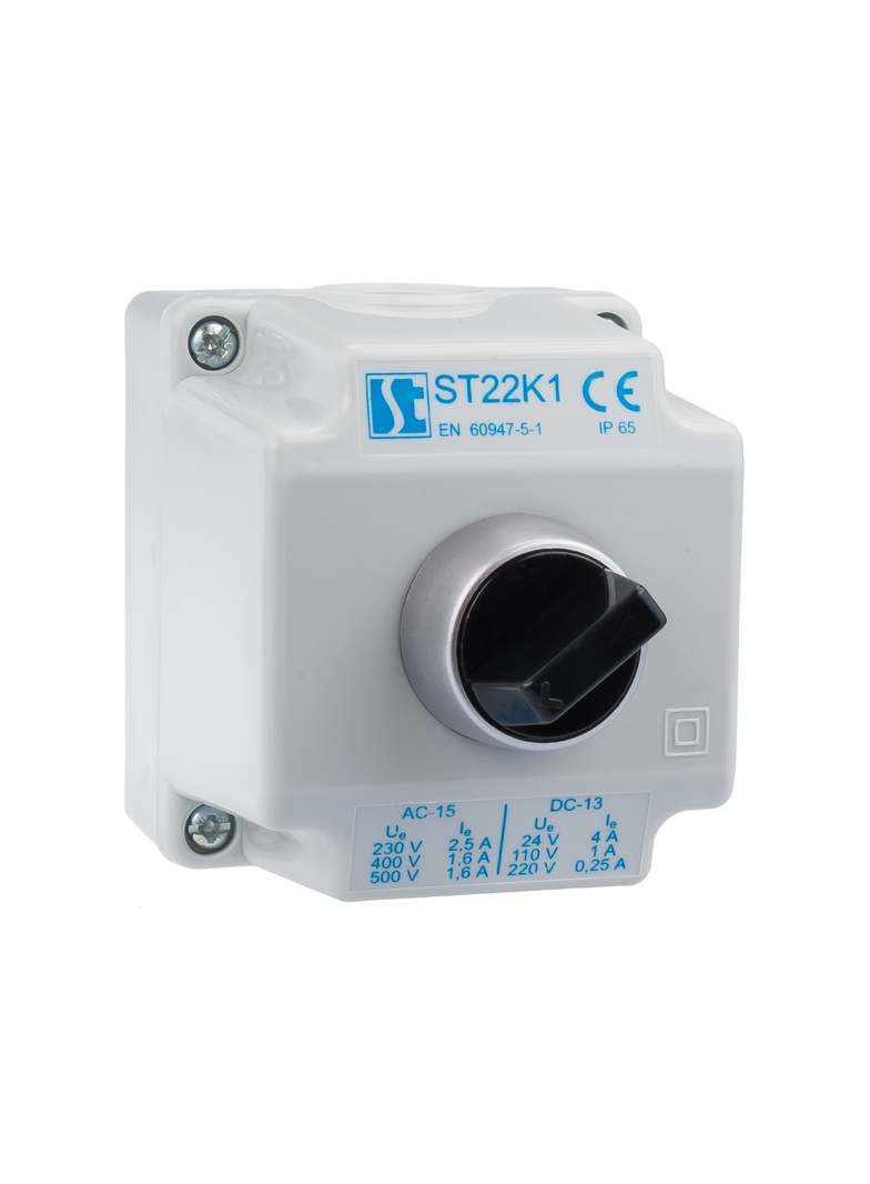 KASETA KOMPLETNA 1-OTWOROWA Z PRZYCISKIEM P I 2 DŁAWNICAMI M20