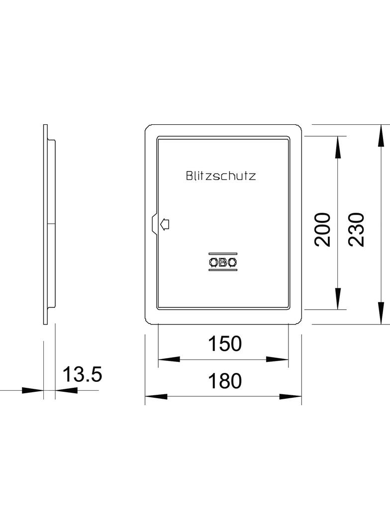 5800/VZ, DRZWICZKI REWIZYJNE STAL OC