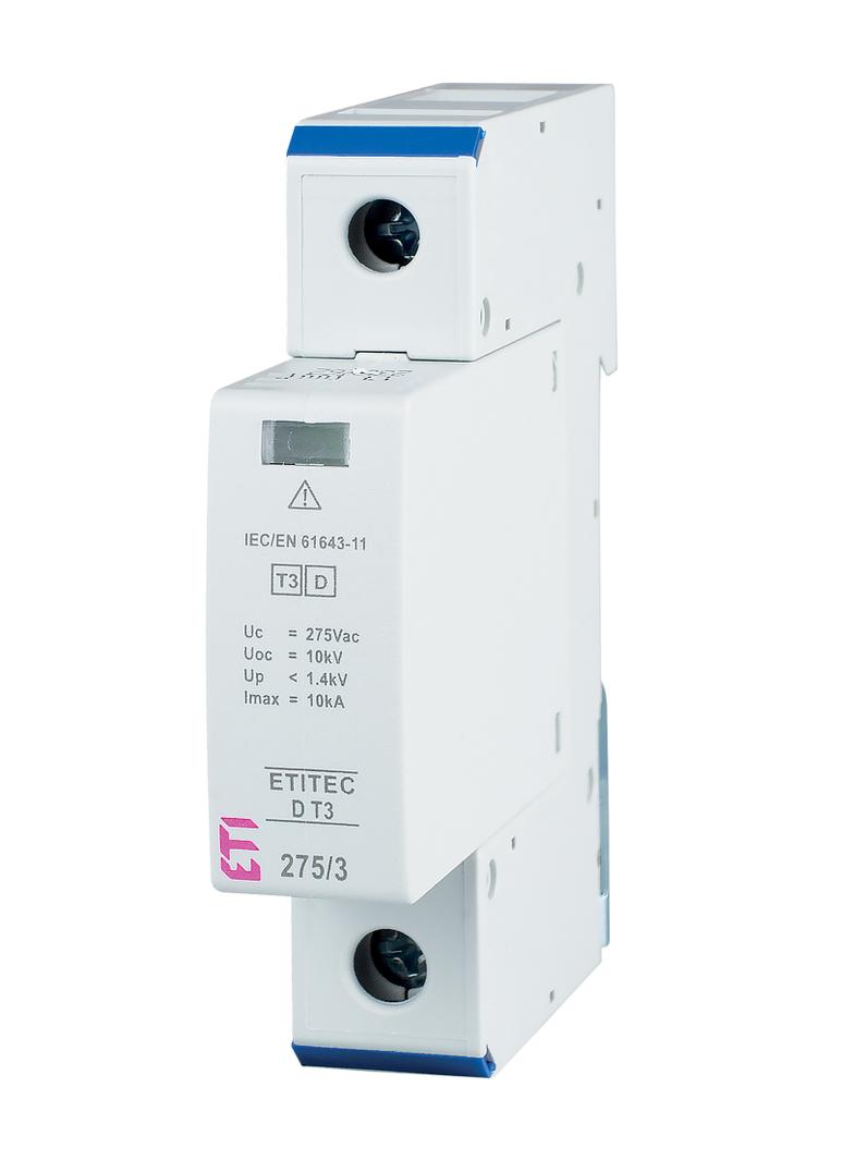 Ogranicznik przepięć T3 (D) TEC D T3 440/3 1+0 002440419 ETI