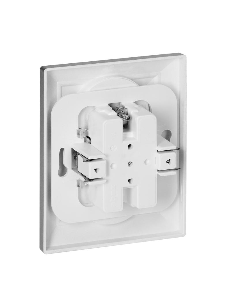 Gniazdo podwójne podtynkowe 2x2P+Z Pearl, 16A, 250V, PT-6 P, srebrny