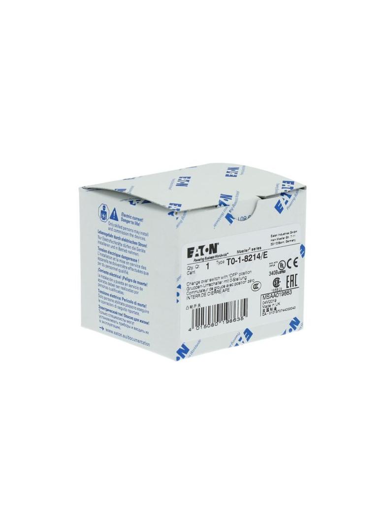 T0-1-8214/E Łącznik krzywkowy 20A 6.5kW 019863 EATON