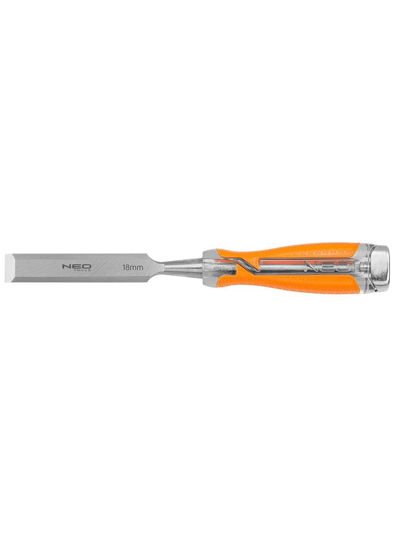 Dłuta 6, 12, 18, 24, zestaw 4 szt. Uchwyt dwukomponentowy. Pakowane w etui