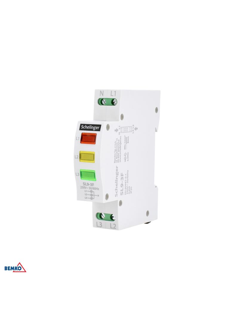Kontolka lampa modułowa sygnalizacyjna SL9 3-FAZ SCHELINGER