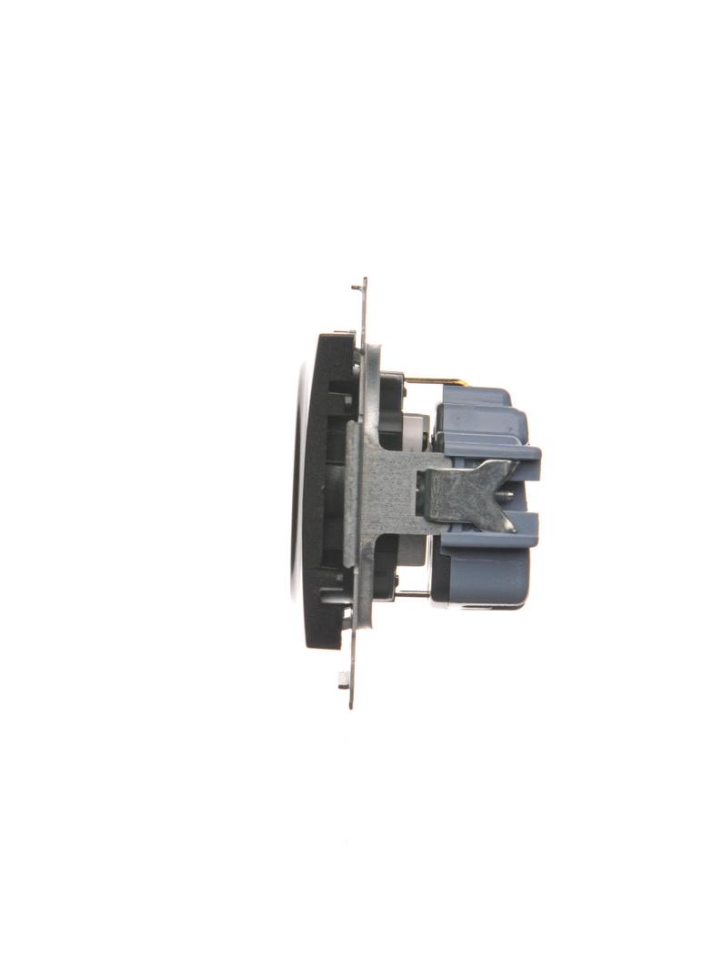 Simon 54 Gniazdo Schuko z przesłonami 16A 250V zaciski śrubowe antracyt DGSz1Z.01/48 KONTAKT