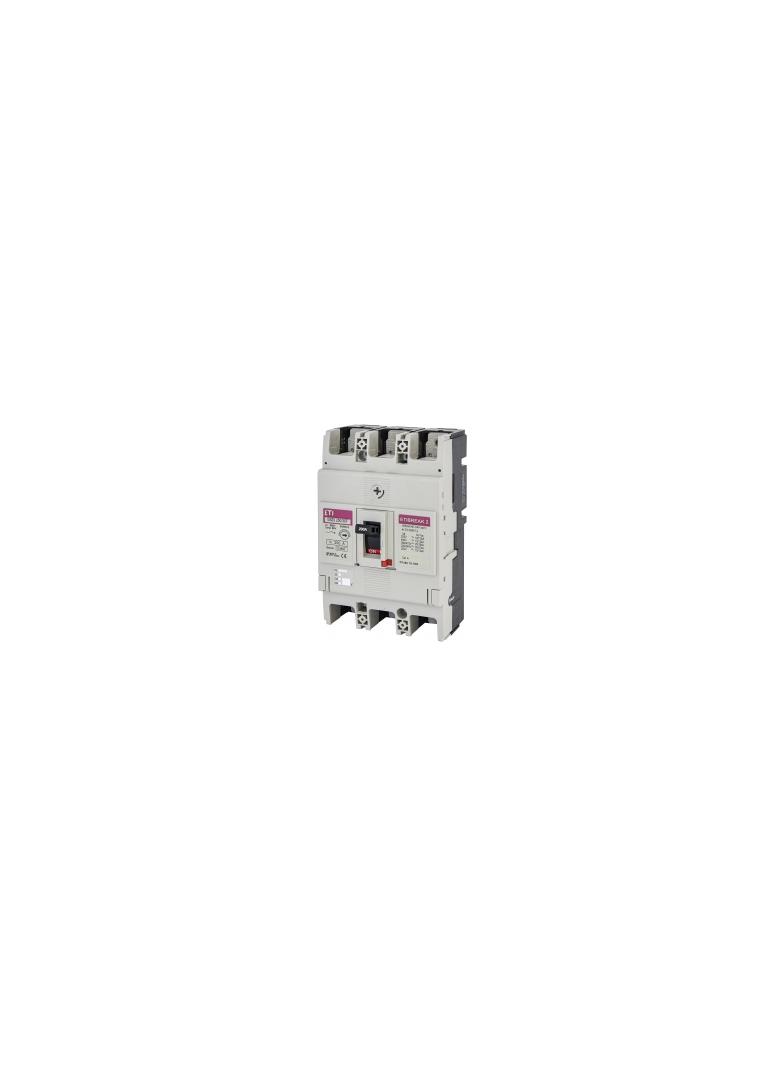 Wyłącznik mocy 3P 25kA wyzw. TM (bez regulacji) EB2S 250/3SF 200A 3P 004671838 ETI
