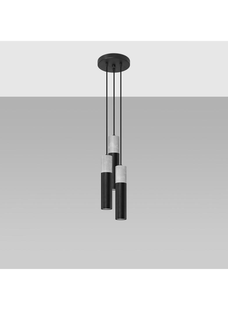 Lampa wisząca BORGIO 3P czarny