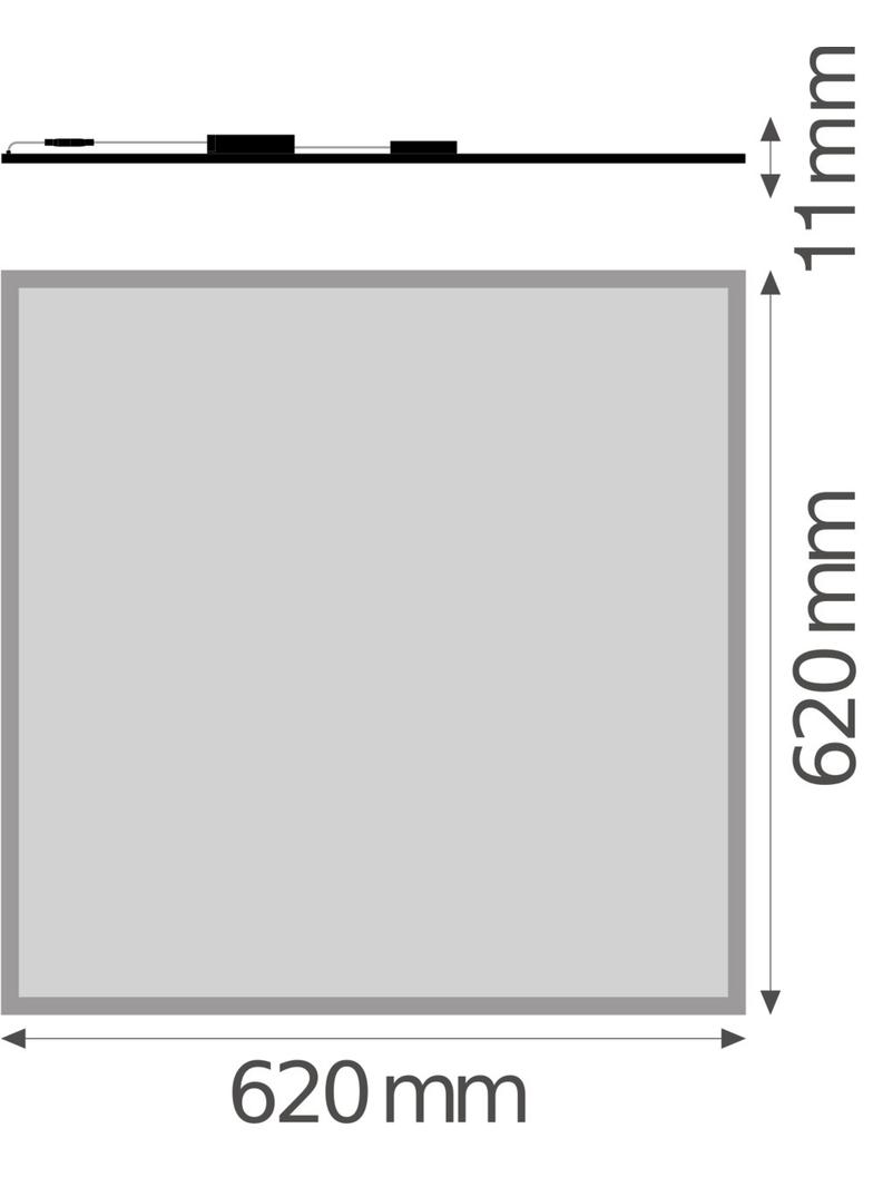 Oprawa BIOLUX HCL PANEL 625 S 40W TW ZB