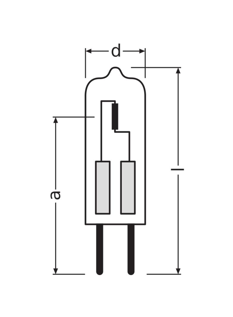 64450 S AX 75W 12V GY6.35 ŻARÓWKA HALOGENOWA LEDVANCE