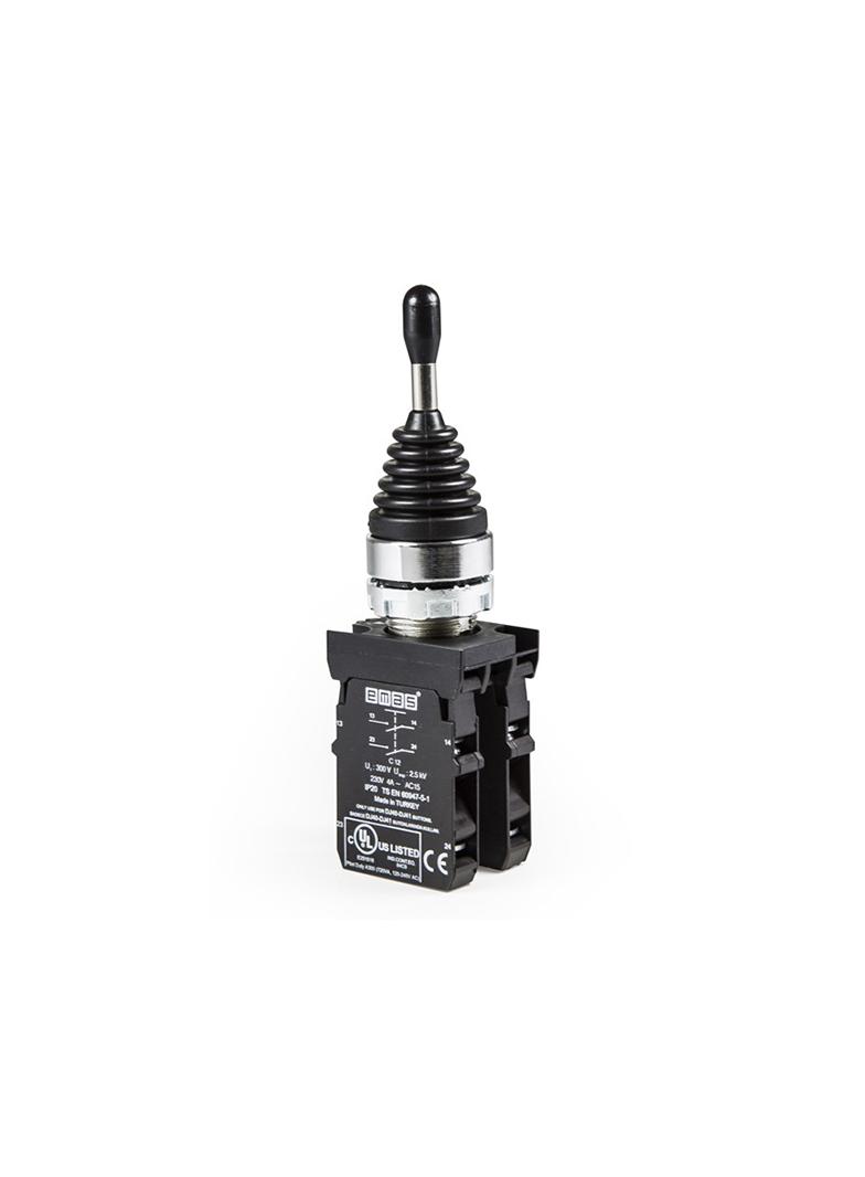 Joystick CM 4-pozycyjny niestabilny (metal) 4NO
