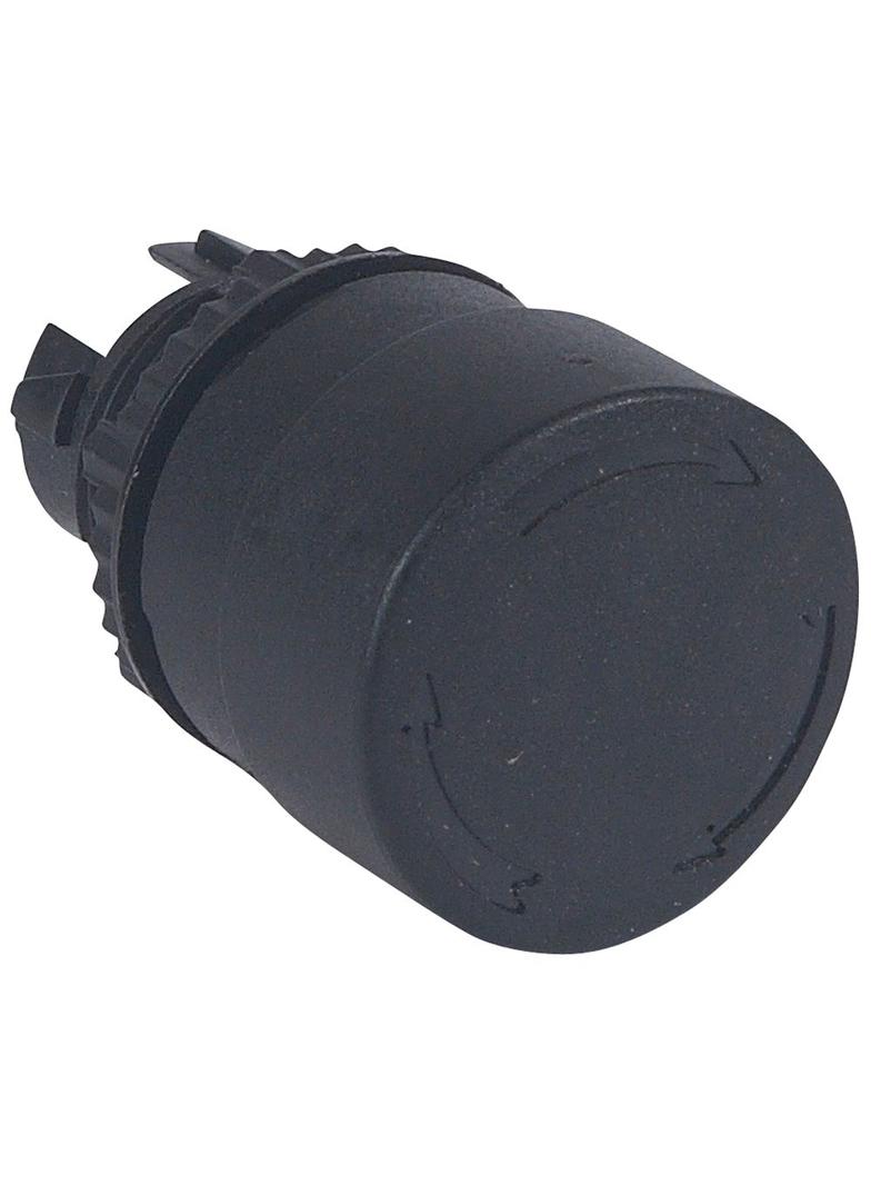 OSMOZ GŁÓWKA STOP (PRZYCIŚNIJ - PRZEKRĘĆ), CZARNA O32, BEZ PODŚWIETLENIA, Legrand