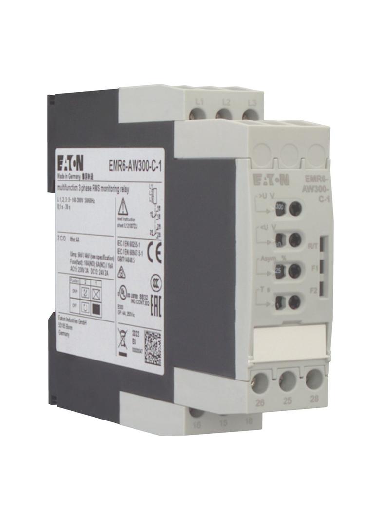 EMR6-AW300-C-1 Przekaźnik monitorujący napięcie wielofunkcyjny 160 - 300VAC 184763 EATON