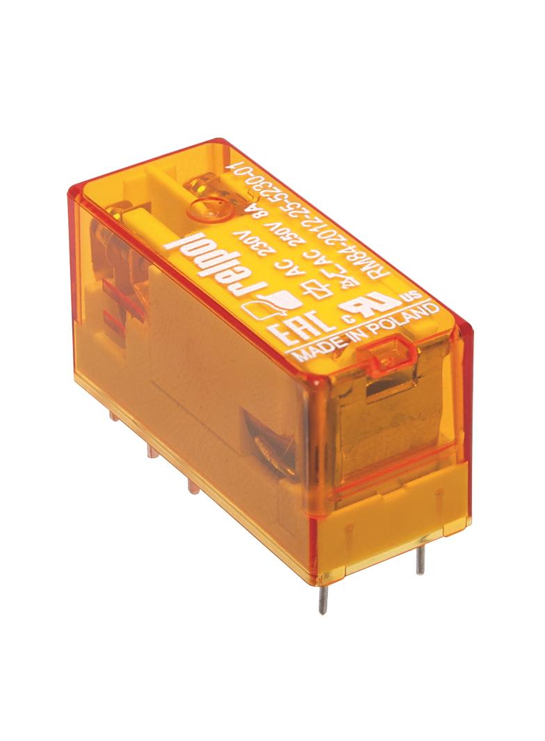 RM84-2012-25-5230-01 Przekaźnik elektromagnetyczny, miniaturowy z przeźroczysta obudową, do obwodu d