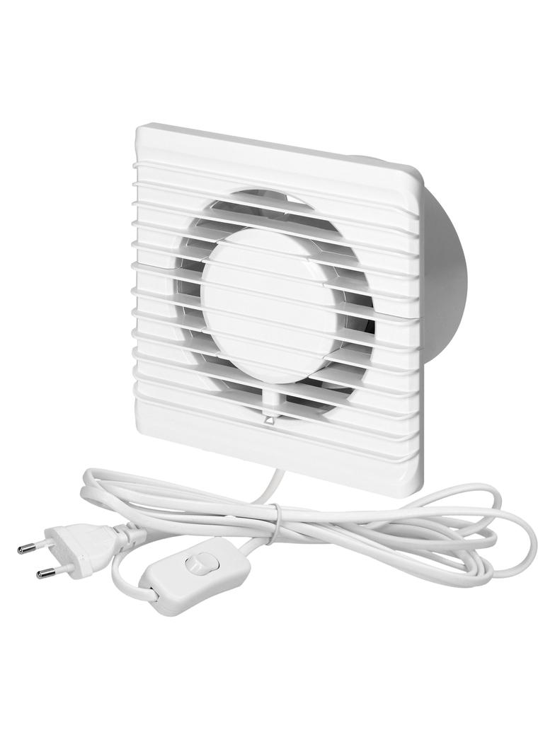 Wentylator łazienkowy cichy 100mm - Przewód z wyłącznikiem OR-WL-3200/100/PS ORNO