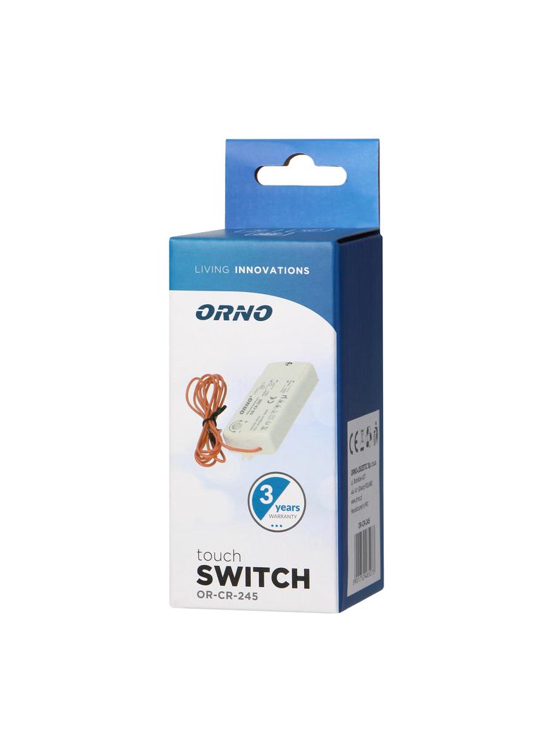 Włącznik dotykowy 500W 230V IP20 biały OR-CR-245 ORNO