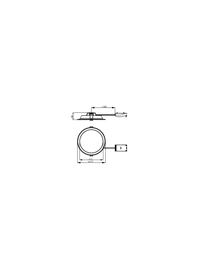 Oprawa sufitowa Downlight Ledinaire DN065B G4 12W 1200lm 3000/4000/6500K LED20/ 840 12W 220-240V D15 9,29003E+11 PHILIPS
