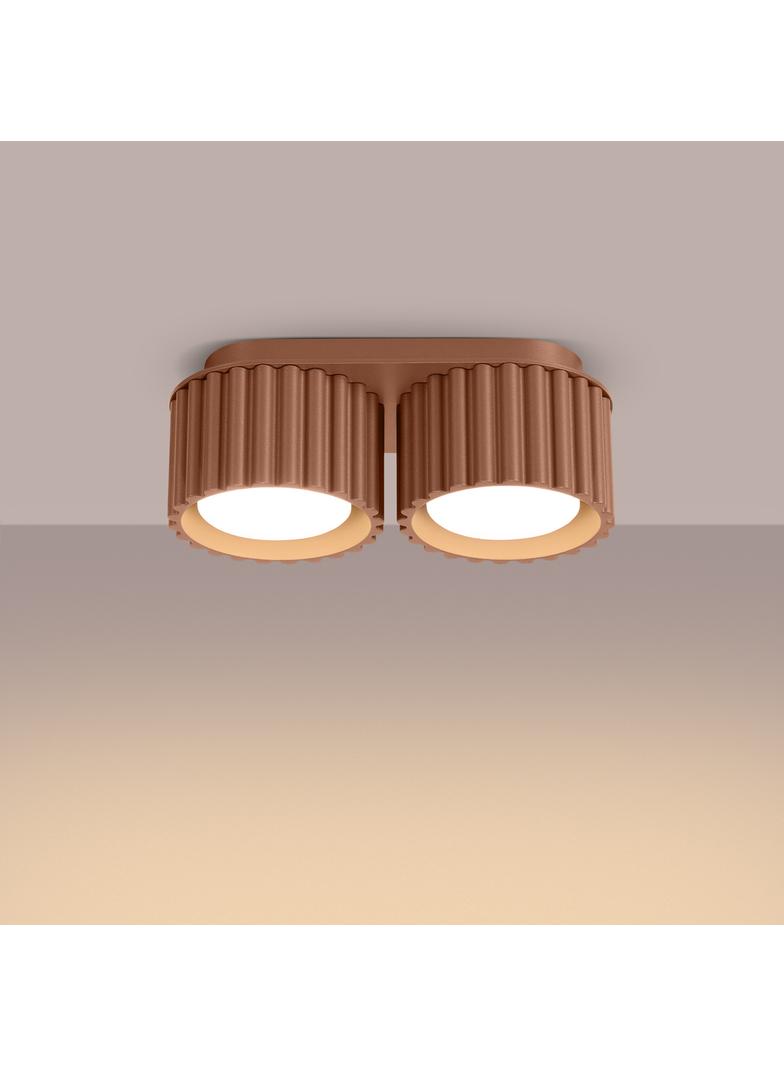 SOLLUX Plafon AURA 2 mocca Gx53 ; SL.1808