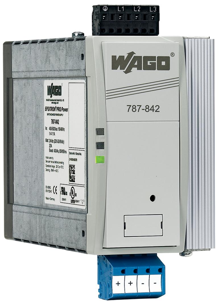 EPSITRON zasilacz 24V DC 20A 3-faz. WAGO