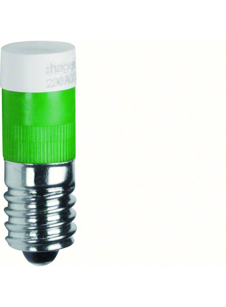 Żarówka LED E10 zielony Berker 167803 WDA2727G HAGER